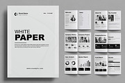 White Paper Template, a Brochure Template by ContestDesign (Thumbnail 1 of 3)