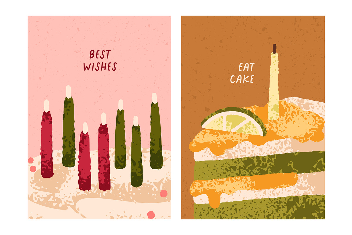 Happy Birthday greeting card designs, a Background Graphic by Good Studio (Photo 3 of 7)