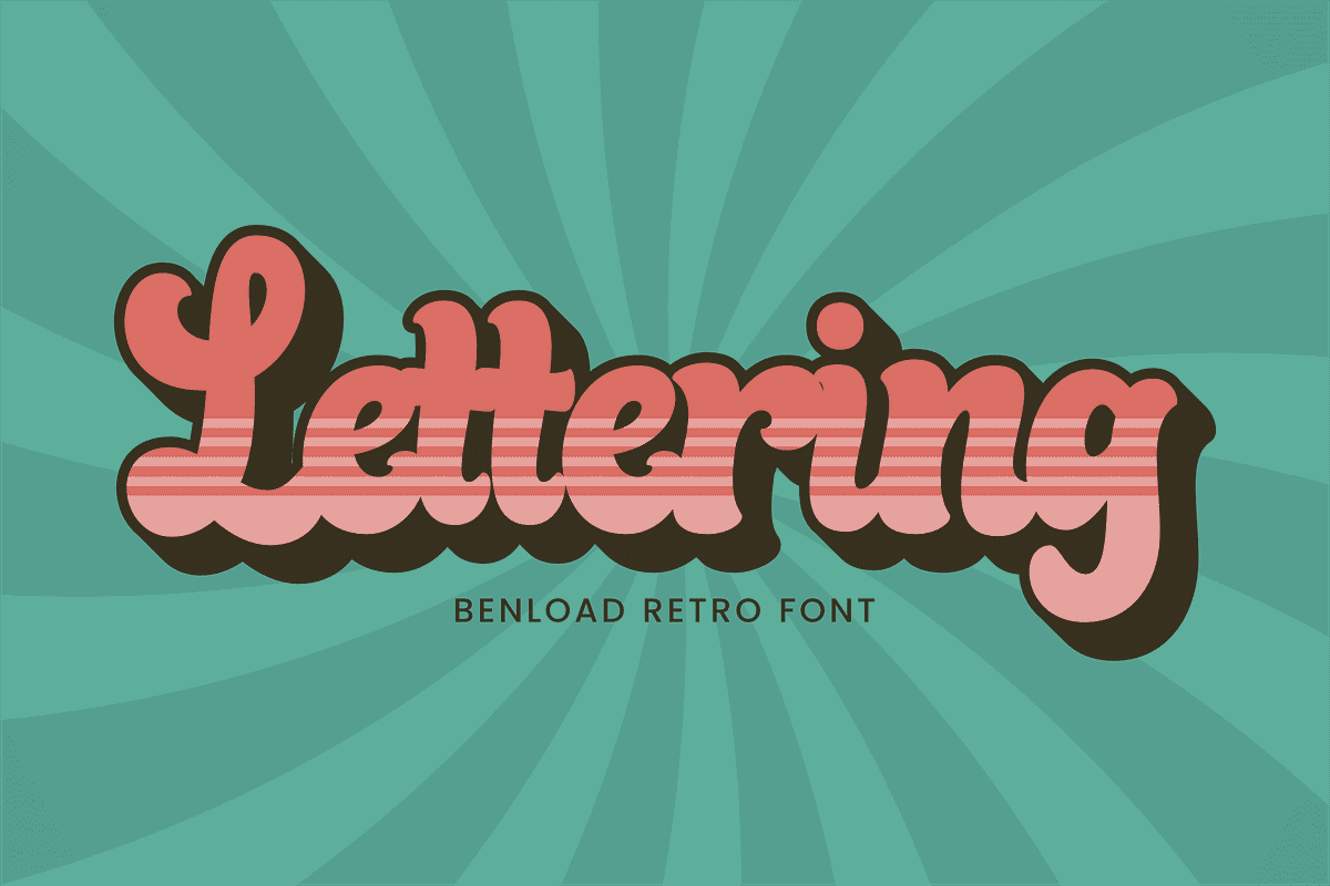 Benload, a Script Font by ahweproject (Photo 9 of 9)