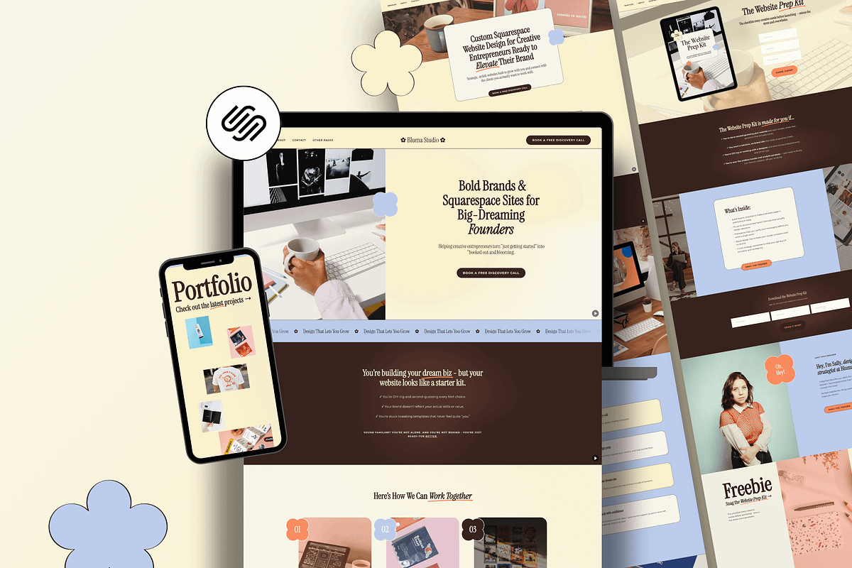 Squarespace Template for Designers, a Squarespace Template by Kurly Creative (Photo 10 of 11)