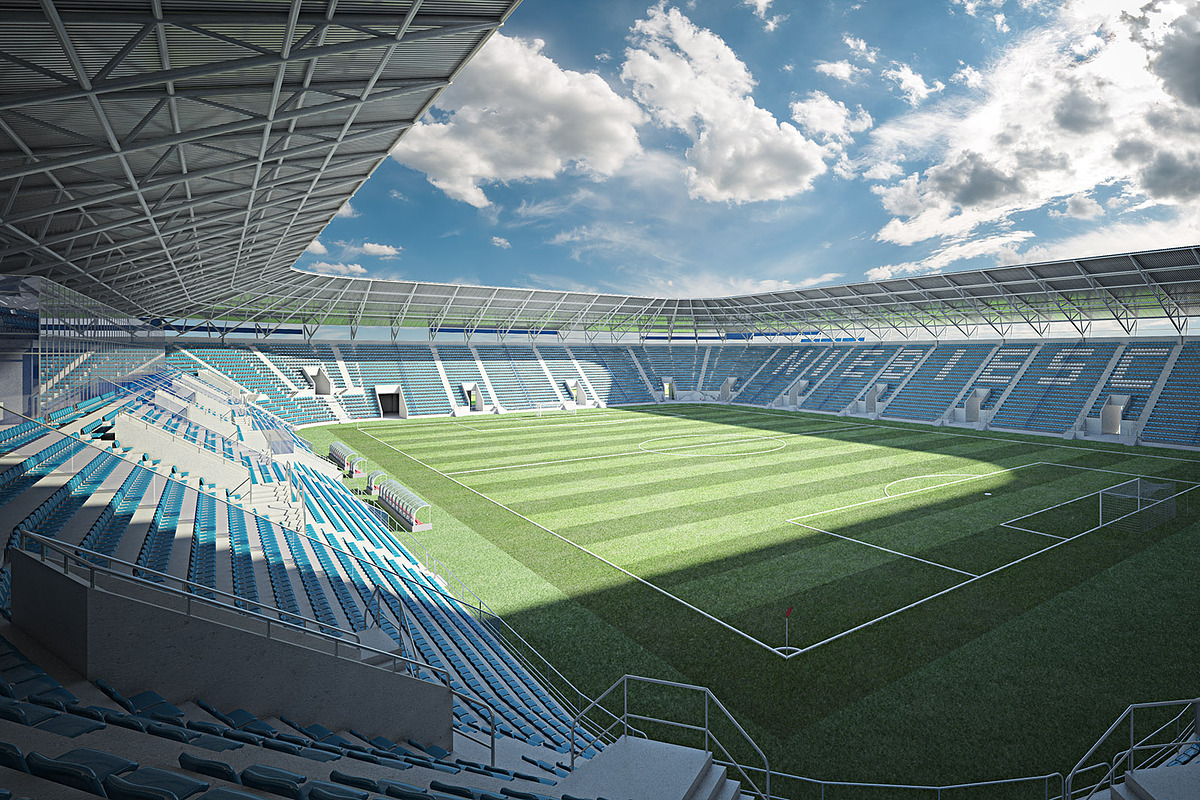 European Soccer Stadium, an Architecture 3D Model by VisualCG (Photo 1 of 3)