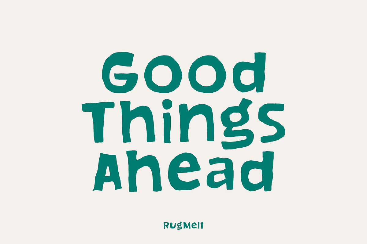 Rugmelt Rugged Messy Display Font, a Sans Serif Font by Heinzel Std (Photo 12 of 15)