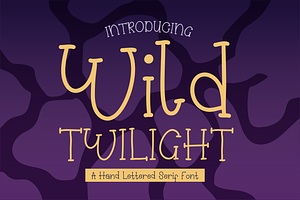 Wild Twilight Cute Typewriter Font