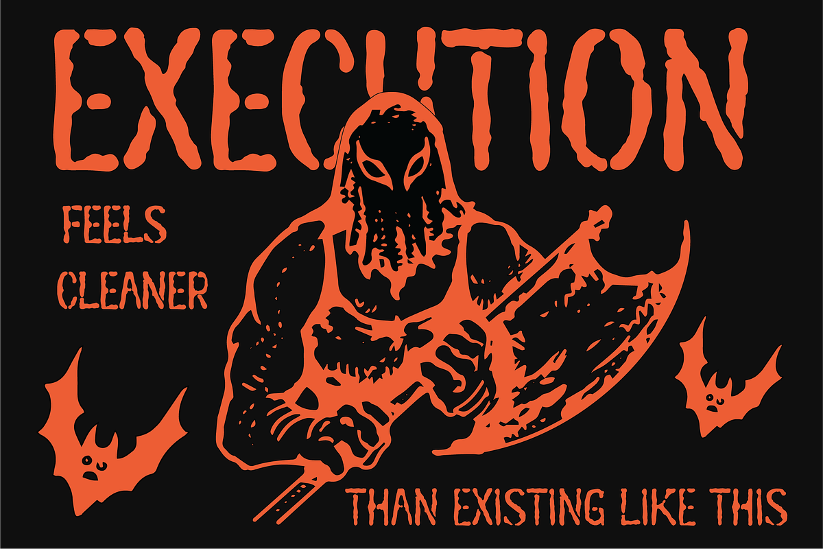 Greems - Doombringer Display Font, a Sans Serif Font by riff.type (Photo 10 of 10)