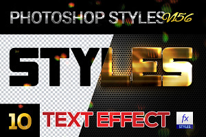 10 Creative Photoshop Styles V156