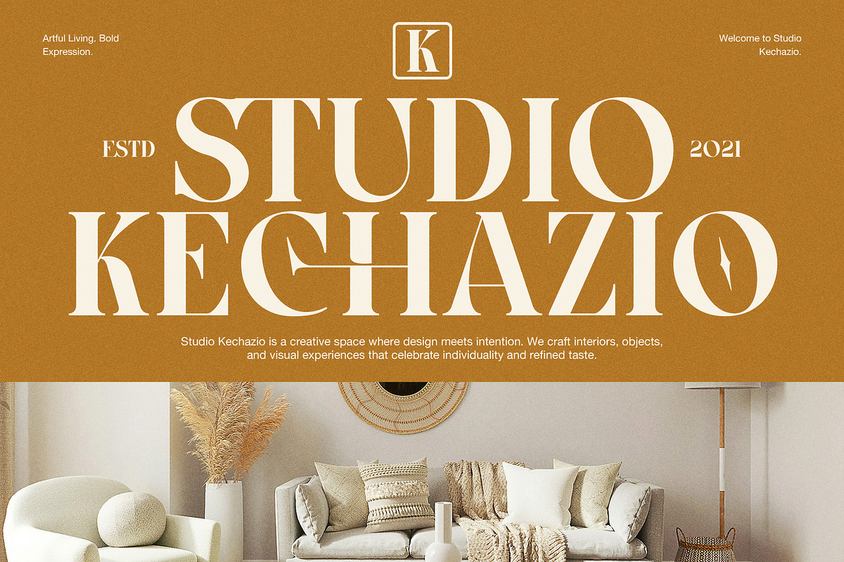 Groch Elegant Serif Font, a Serif Font by Graphicxell (Photo 3 of 7)