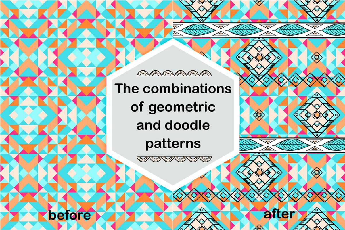 Geometric Ethnic Patterns, a Pattern Graphic by Irina Skaska (Photo 10 of 10)