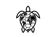 World Map Sea Turtle Bundle, an Illustration by Gaye Art (Thumbnail 7 of 31)