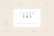 20 Minimal and Elegant Logos | -50%, a Branding & Logo Template by VP Fonts (Thumbnail 8 of 8)