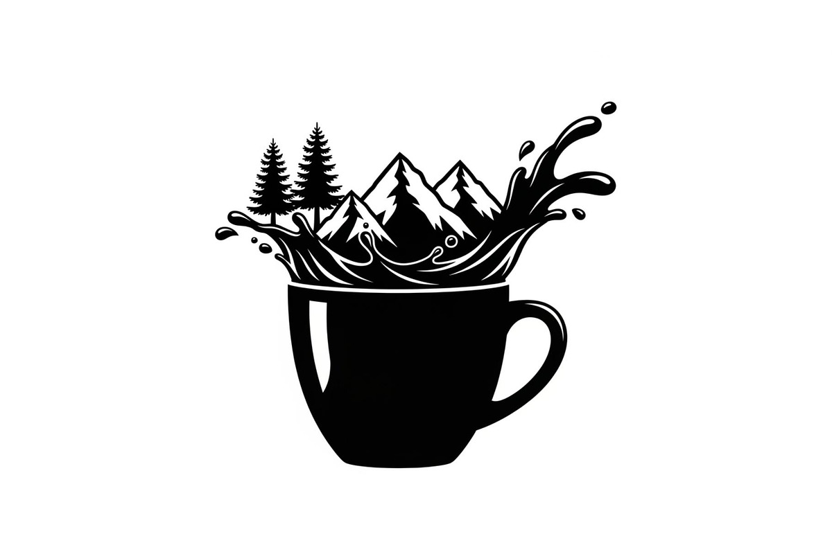 Mountain Coffee Cup Design Bundle, an Illustration by yasushie (Photo 30 of 31)