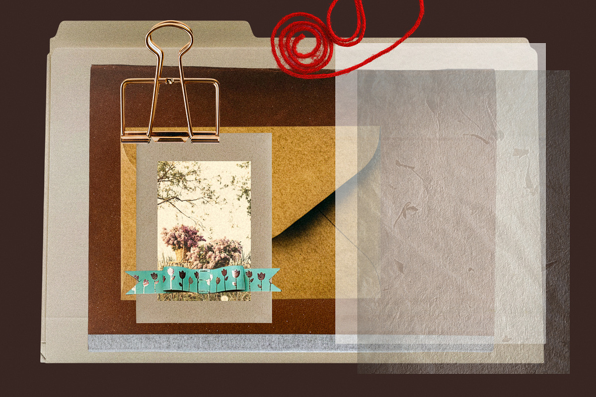 Stationery collage kit OVERLAYS, an Object Graphic by Anzhelika (Photo 4 of 10)