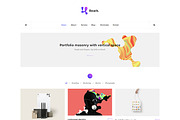 Roark - Minimal Portfolio WordPress, a WordPress Template by myshopkit (Thumbnail 4 of 14)