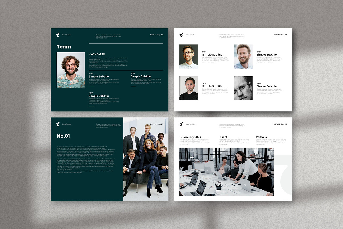 Brand Portfolio, a Brochure Template by Aura Agency (Photo 4 of 9)