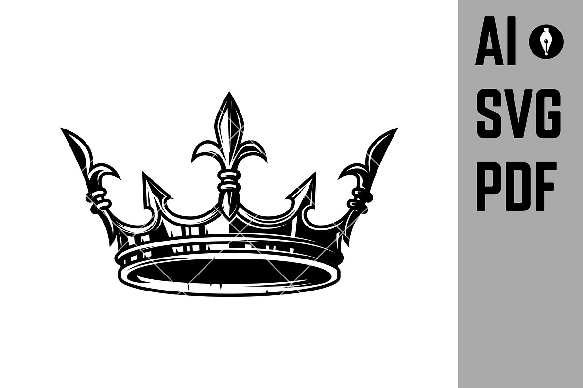 Illustration of king crown, an Object Illustration by Vectorhight