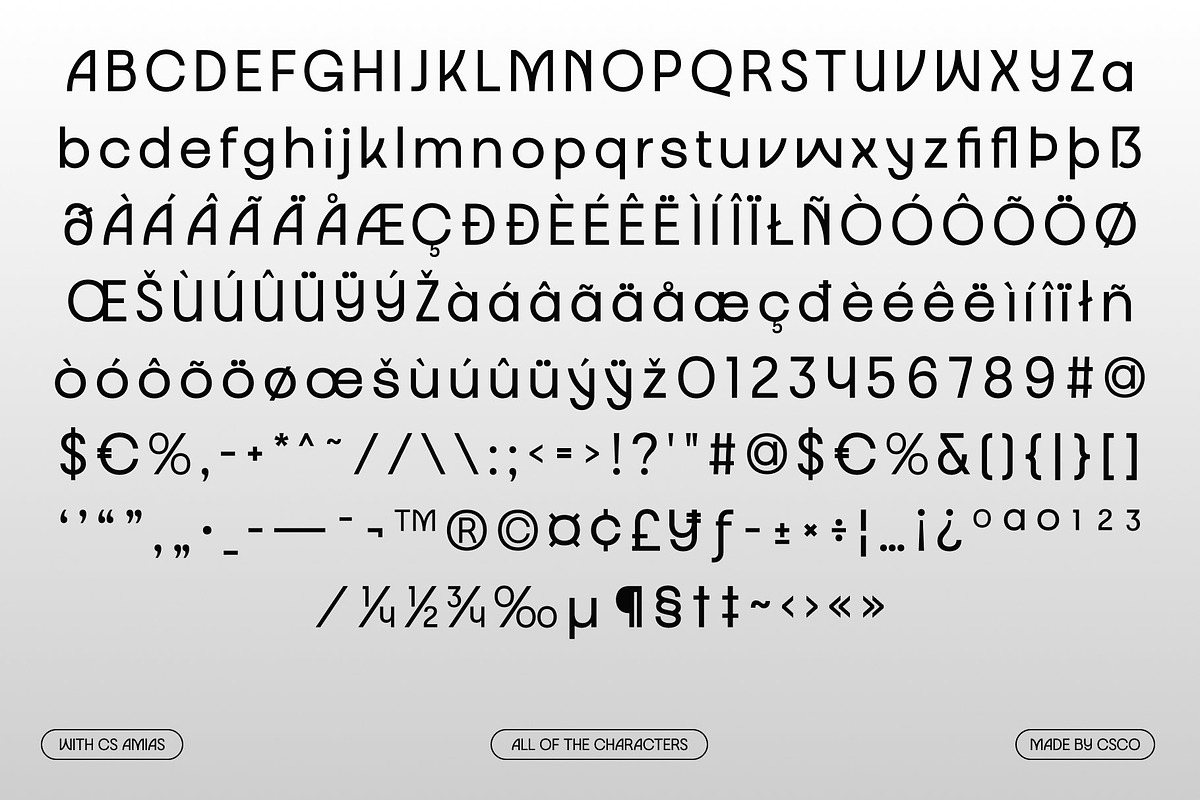 CS Amias – Modern Sans Serif, a Sans Serif Font by Craft Supply Co. (Photo 8 of 8)