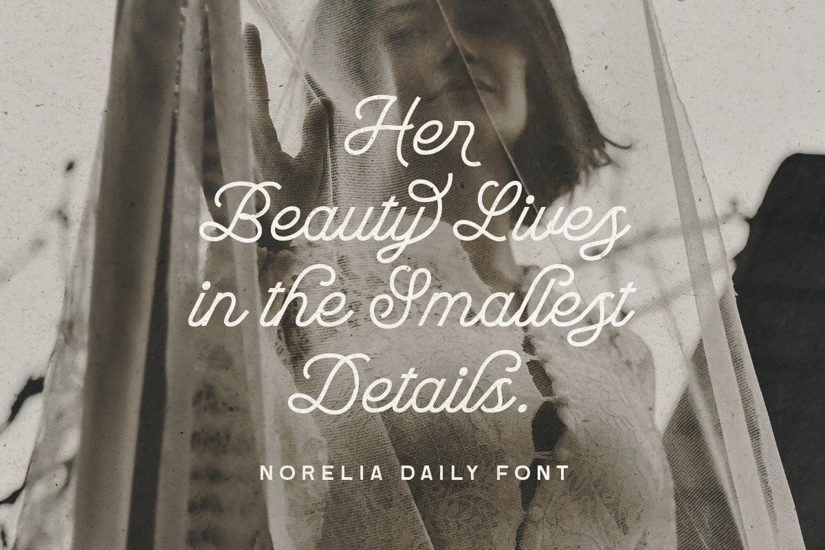 Norelia Daily Handmade Font Duo, a Script Font by Letterhend Studio (Photo 3 of 10)