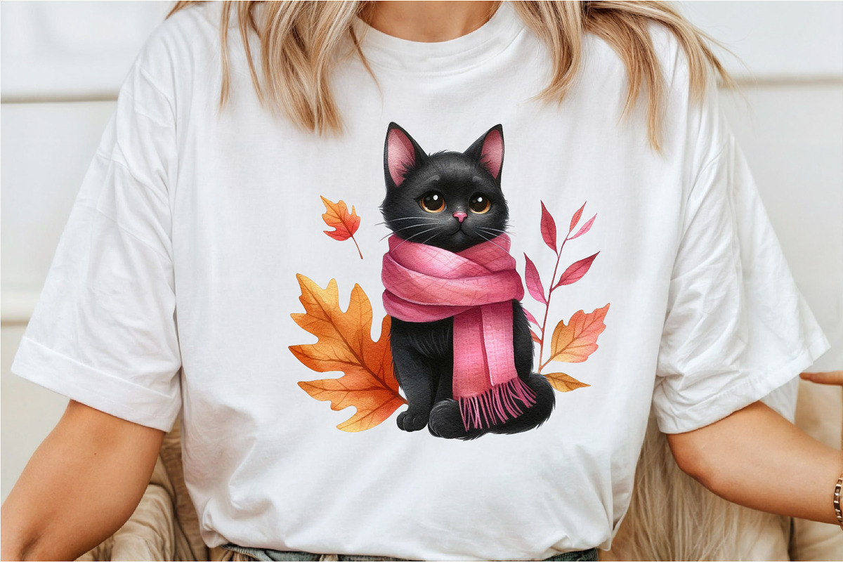 Pink Black Autumn Clipart, an Illustration by Rose Art (Photo 4 of 8)