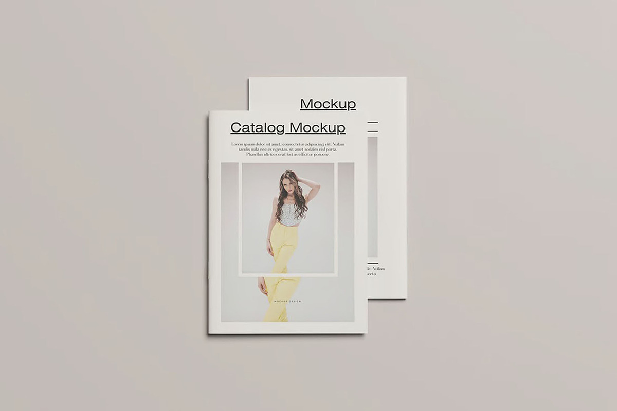 A4 Brochure Catalog Mockup, an Advertising Mockup by Hubzway (Photo 4 of 5)