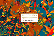 Amazonian Botanical Seamless, a Wallpaper Graphic by Luiz da Rolt Grathwohl (Thumbnail 2 of 8)