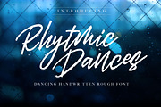 Rhytmic Dances, a Handwritten Font by Adam Fathony (Thumbnail 1 of 10)