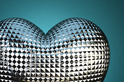 Silver Knurled Heart Shape, an Object Graphic by Industrial Artworks (Thumbnail 2 of 2)