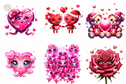 Kawaii Valentine Love PNG Clipart, an Object Illustration by KennedyStudio (Thumbnail 3 of 5)