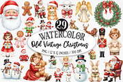 Old Vintage Christmas Sublimation, an Illustration by Designking (Thumbnail 1 of 5)