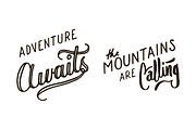 Adventure Lettering Illustrations, a Sport Illustration by JoshuaRed Design (Thumbnail 9 of 10)