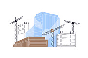 Architects and builders work set, a Work Illustration by PaperTrident (Thumbnail 4 of 7)