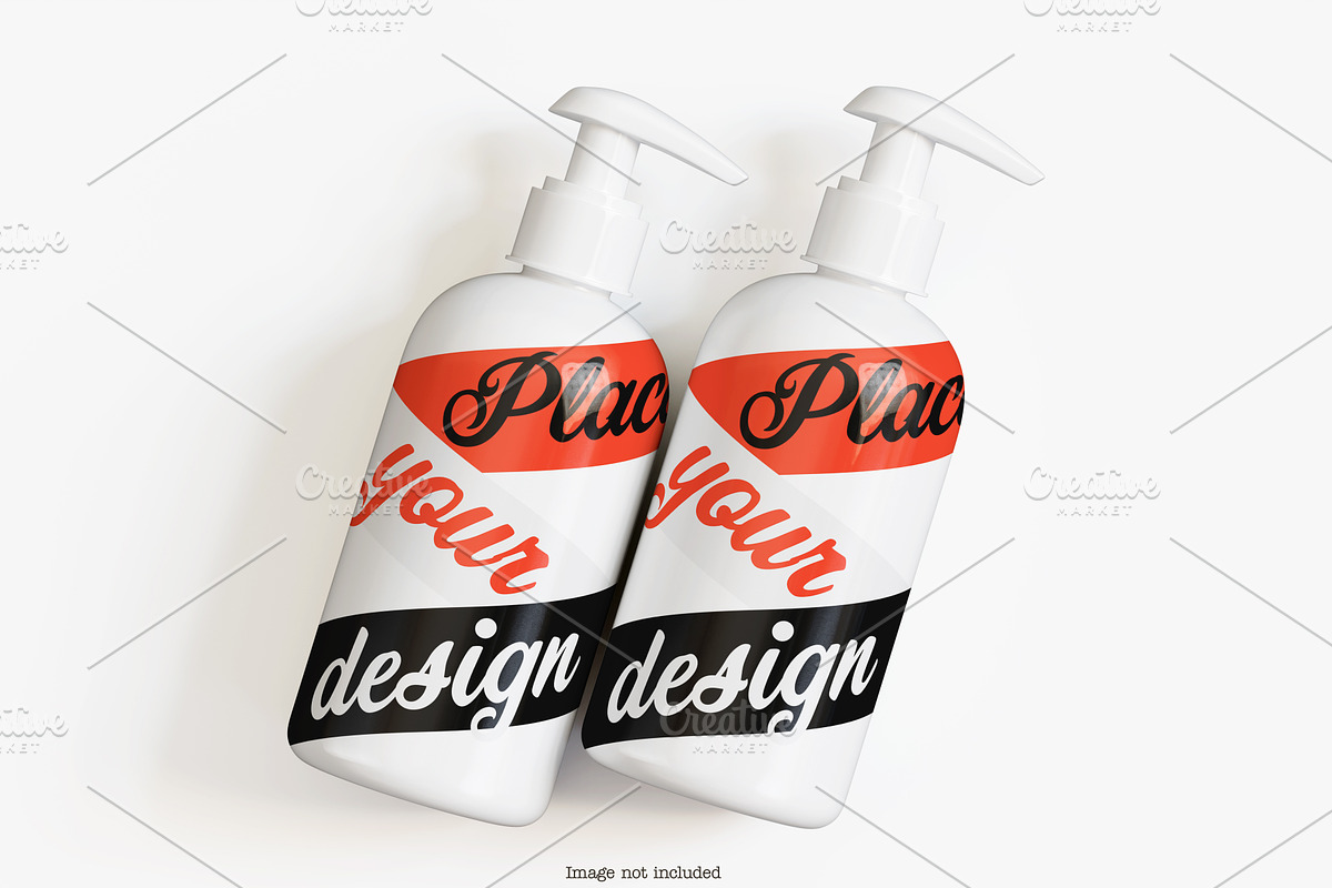 Cosmetic pump mockup bundles, a Cups & Container Mockup by Ambo Ampeng (Photo 9 of 32)