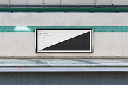 Subway Poster Mockup Bundle Metro, an Advertising Mockup by FoundImages (Thumbnail 53 of 61)