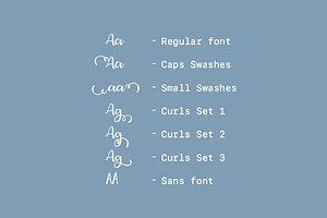 Angelica Script With Swashes