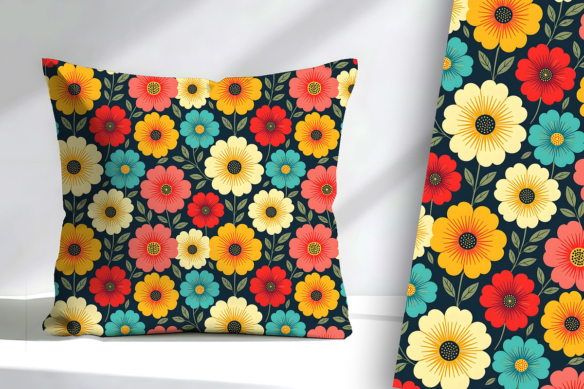 Background Fall Floral, a Decorative Illustration by Sharon Schwalbe (Photo 2 of 5)