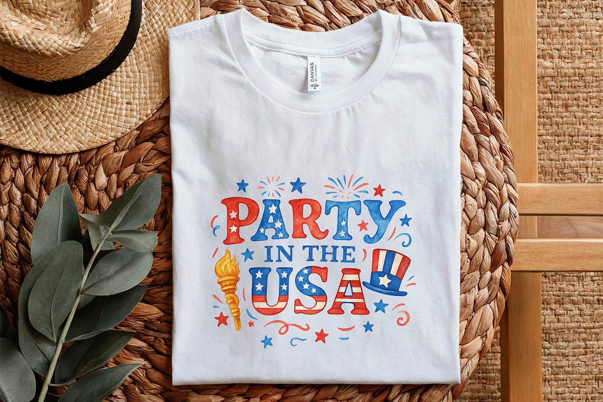 Retro 4th of July Sublimation, an Illustration by SharpMarketplace (Photo 5 of 9)