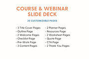Course & Webinar Workbook | Canva, a Presentation Template by The Template Lounge (Thumbnail 6 of 8)