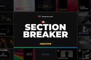 Section Breaker PowerPoint Templates, a Presentation Template by Warna Works (Thumbnail 2 of 9)