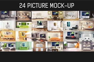 24 Picture Mock-up Bundle 3