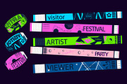 Event Party Bracelets, an Object Illustration by alexdndz (Thumbnail 10 of 11)
