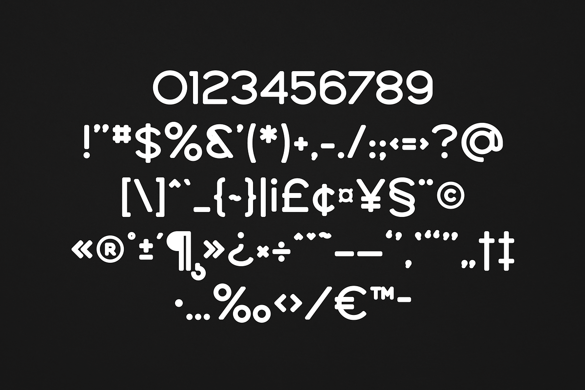 Dense creative typeface - 59 fonts, a Sans Serif Font by VP Fonts (Photo 12 of 16)