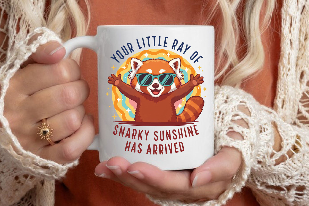 Funny Your Little Ray of Sarcastic, an Illustration by Designking (Photo 2 of 6)