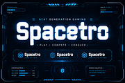 Spacetro – Display Typeface, a Script Font by Wow Magic (Thumbnail 4 of 5)