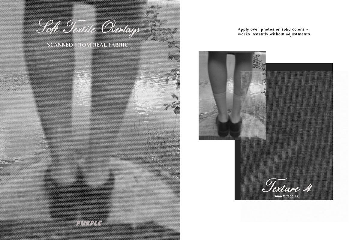 Soft Textile Overlays, a Texture Graphic by Purple (Photo 20 of 22)