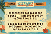 Nestafu - Hawaiian Display Font, a Sans Serif Font by Burntilldead (Thumbnail 11 of 12)