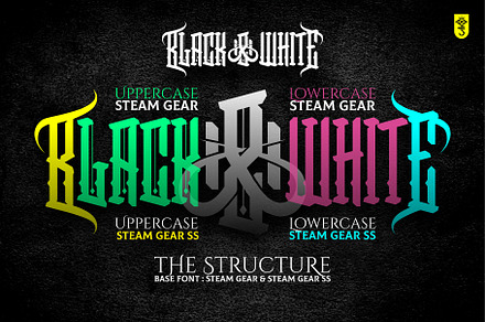 Steam Gear (Duo Font) SS