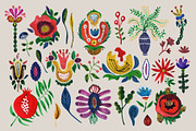 Decorative Ukrainian Flowers, a Decorative Illustration by Design X0 (Thumbnail 3 of 15)