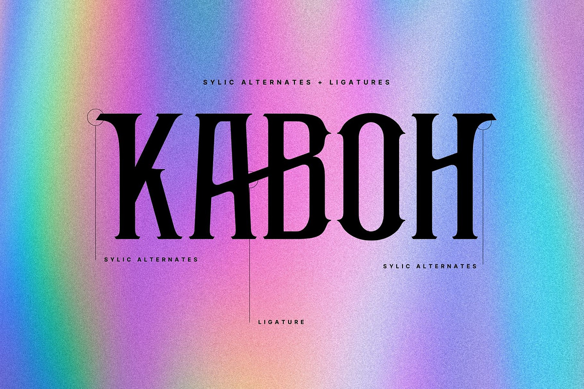 Barek - Gothic Blackletter Font, a Blackletter Font by Nirmana Visual (Photo 5 of 8)