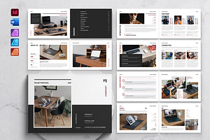 Project Proposal Template Landscape, a Brochure Template by DesignCrest
