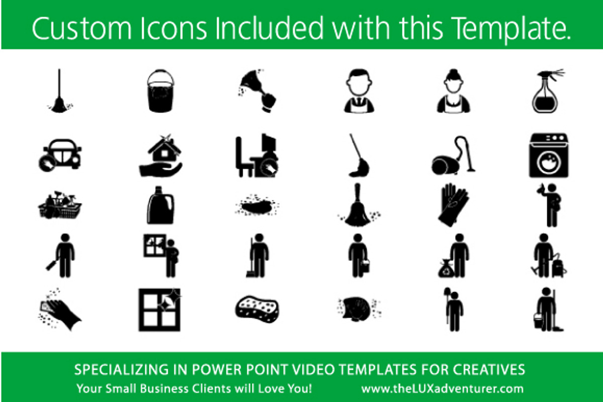 Cleaning Maid Service Power Point, a Presentation Template by Kathy Green Design (Photo 3 of 4)