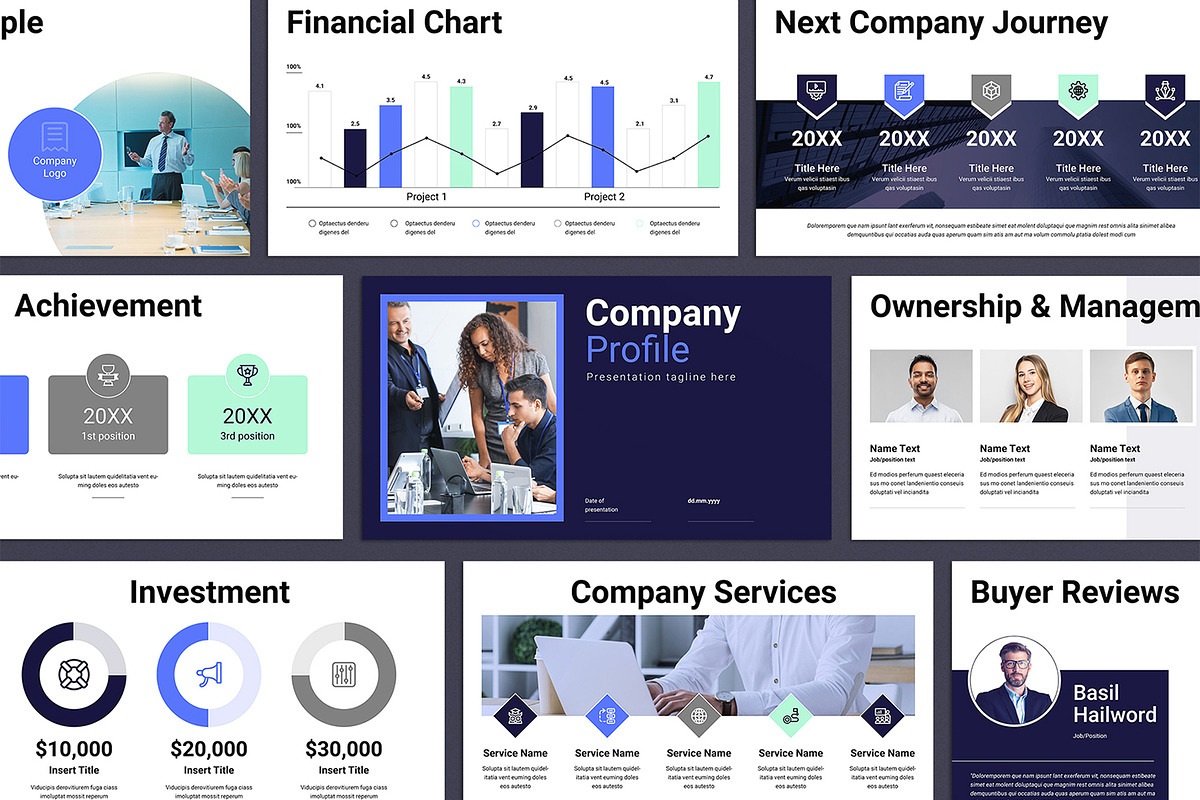 Company Presentation Template, a Presentation Template by E-Type (Photo 1 of 6)