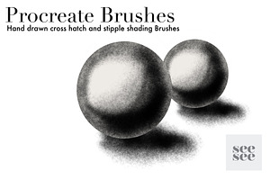 Procreate Cross Hatch Brush Set